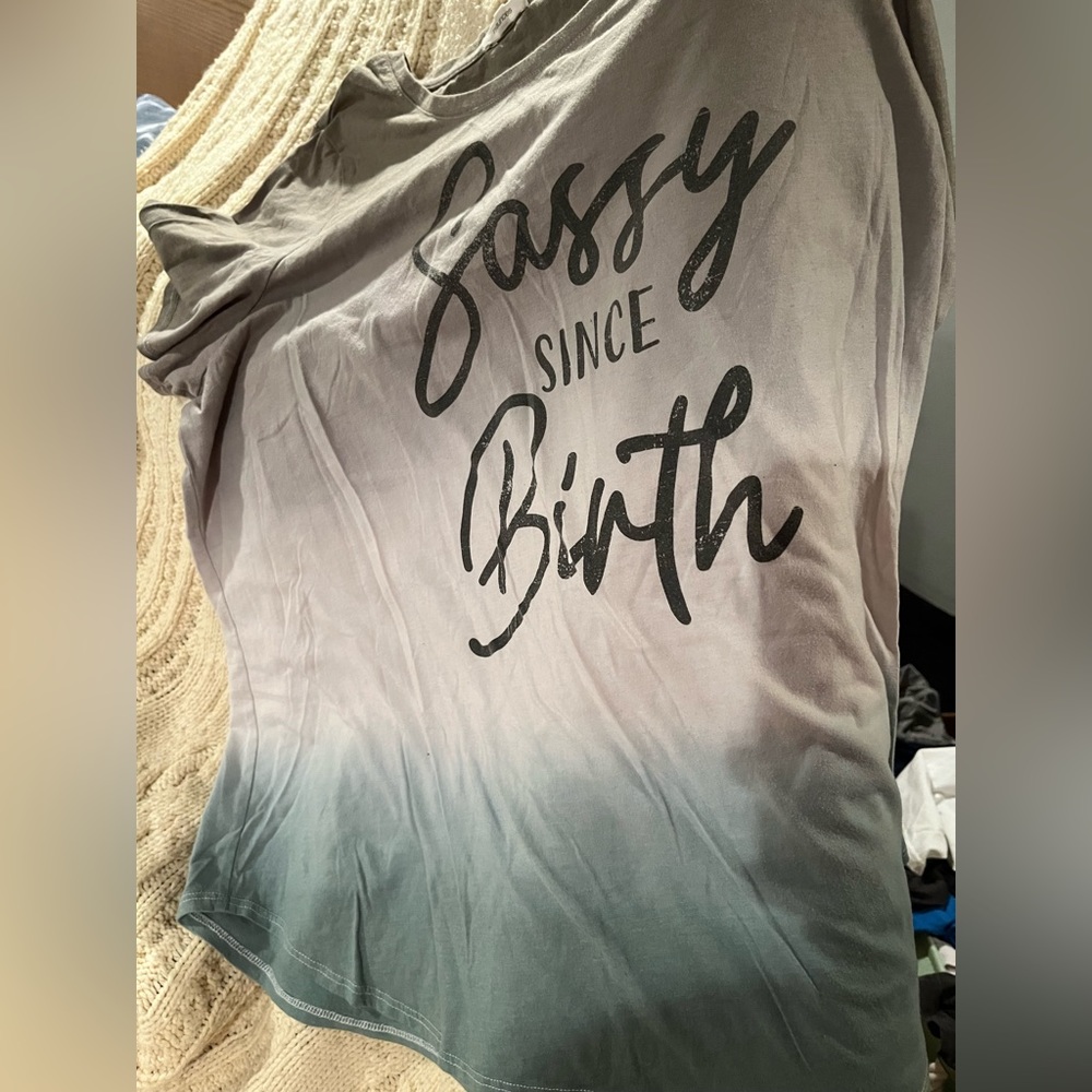Maurices Plus size 1 t-shirt “Sassy Since Birth”